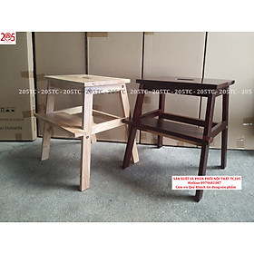 Mua Ghế  bậc thang 2 tầng bằng gỗ cao su 100% - 205 TC WOODEN STOOL