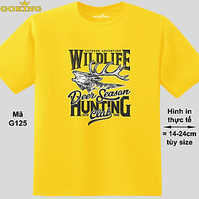 WILD LIFE, mã G125. Áo thun in hình chữ siêu đẹp cho nam nữ, form unisex. Áo phông hàng hiệu GOKING. Quà tặng cao cấp cho gia đình, cặp đôi, hội nhóm, doanh nghiệp