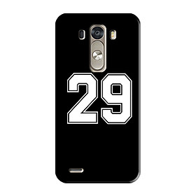 ỐP LƯNG IN SỐ 29 DÀNH CHO LG G3
