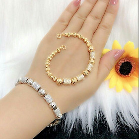 Lắc tay  bi đính xoàn mạ vàng 18k mã 2038