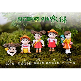 Mua Mô hình bé gái Tiểu Mai trang trí tiểu cảnh  làm móc chìa khóa