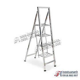 Mua Thang chữ A inox  thang gấp chữ A inox 4 bậc TI4B