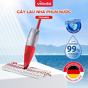 Cây lau nhà phun nước Vileda Promist Max tích hợp 2 tính năng, bông lau Powerzone quét sạch vết bẩn - TSU168026