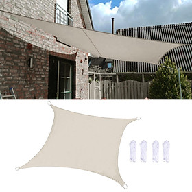 Patio Sun Shade Canopy  Outdoor Cover Backyard Garden Tarp