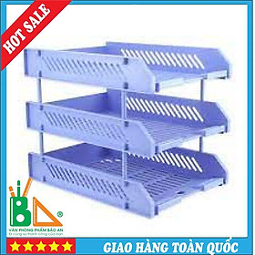 Khay Đựng Tài Liệu 3 Tầng Nhựa 