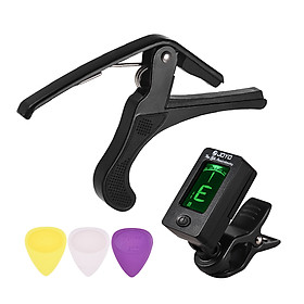 Bộ Dụng Cụ Điều Chỉnh Đàn Guitar (Màn Hình LCD 3 Gảy Đàn 1 Capo)