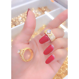 Nhẫn nữ mạ vàng 18k mã EK3097