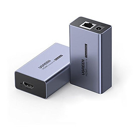 Mua Ugreen UG25039CM609TK S 50M Bộ kéo dài tín hiệu HDMI qua cáp mạng Lan chuẩn cắm nguồn dẹp US 90811EU 90811uk 25039 - HÀNG CHÍNH HÃNG