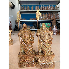 Mua Tượng quan công cầm đao trấn ải bằng gỗ huyết long đẹp long lanh kt cao 20cm