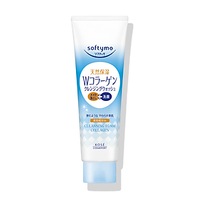 SỮA RỬA MẶT & TẨY TRANG TẠO BỌT DƯỠNG ẨM BỔ SUNG COLLAGEN SOFTYMO 190G