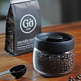 Mua Bình thủy tinh đựng cà phê có van hút chân không bảo quản cà phê