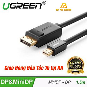 Cáp Mini DisplayPort To Displayport Dài 1,5M Ugreen 10477 Cao Cấp-Hàng Chính Hãng