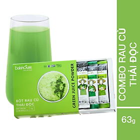 Combo Bột Rau Củ Thải Độc Dalahouse Hộp 63gr