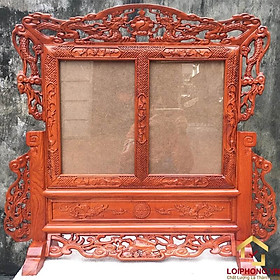 Mua Khung ảnh thờ đôi tứ linh kích thước ảnh 20x30 cm