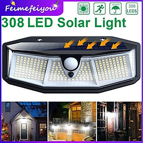 Mua Đèn LED 308 bóng 3 chế độ gắn tường sử dụng năng lượng mặt trời cảm biến chuyển động chống thấm nước dùng ngoài trời