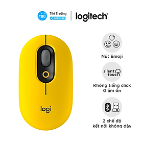 Chuột không dây bluetooth Logitech POP Mouse - Hàng chính hãng