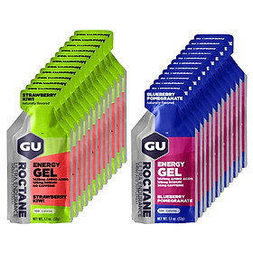 Gel năng lượng GU Roctane Energy - Mixed Box - hộp 24 gói (2 vị) (Giao vị ngẫu nhiên)
