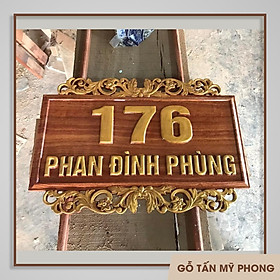 Mua Bảng tên bằng gỗ phong cách cổ điển vintage | Decor trang trí nhà cửa  biệt thự | Biển hiệu công ty