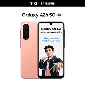 Điện thoại Samsung Galaxy A26 5G (8/128GB), Mặt lưng kính, AI-Circle to Search, Camera HDR chụp đêm sáng rõ - Hàng chính hãng - Cam