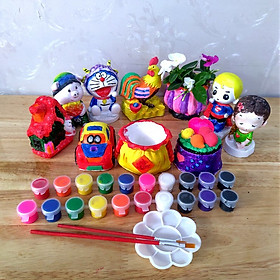 Combo 10 tượng tô màu n3 cho bé
