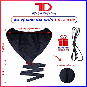 Mua Dụng cụ vệ sinh máy lạnh cao cấp  đuôi 2.5 mét chống thấm  áo vệ sinh máy lạnh  túi làm sạch điều hòa  Điện Lạnh Thuận Dung