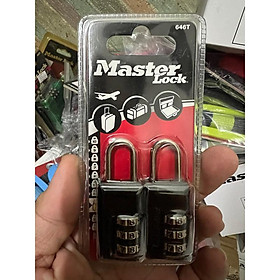 Bộ 2 khóa vali Master Lock 646T - MSOFT