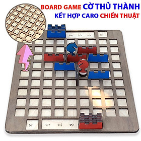 Đồ Chơi Boardgame Cờ Thủ Thành Kết Hợp Cờ Caro Chiến Thuật Cho Bé Chơi Cùng Bạn Bè