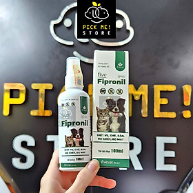 Five-Fipronil Spray Xịt Diệt Ve Rận, Bọ Chét, Ghẻ, Bọ Mạt cho Chó Mèo