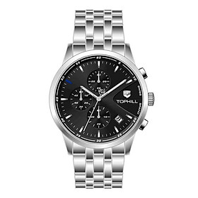 ĐỒNG HỒ TOPHILL TL022G.S1152 Dây và vỏ thép 316L, máy pin, kính sapphire