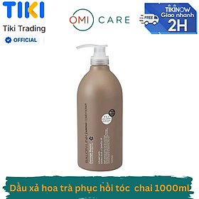 Dầu xả hoa trà phục hồi tóc hư tổn salon link 1000ml/chai