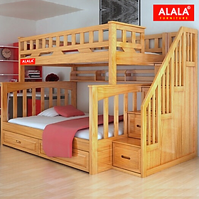 Giường tầng ALALA103 cao cấp/ Miễn phí vận chuyển và lắp đặt/ Đổi trả 30 ngày/ Sản phẩm được bảo hành 5 năm từ thương hiệu ALALA/ Chịu lực 700kg