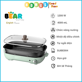 Mua Nồi Lẩu Nướng BEAR Đa Năng 3 In 1 SUBE004 - Hàng Chính Hãng
