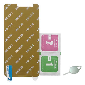 Bộ Kính Cường Lực Dẻo Nano Cho Samsung Galaxy J3 Pro (Trong Suốt) + Cây Lấy Sim Hình Giọt Nước - Hàng Chính Hãng