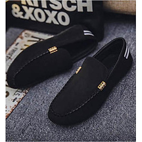 Giày Lười Nam Cao Cấp Phong Cách Hàn Quốc Phong Cách - Màu Đen SV05