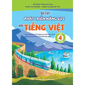 Sách - Bài tập phát triển năng lực Tiếng Việt lớp 4 Tập 1