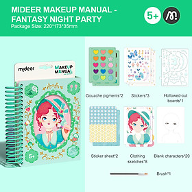 Đồ chơi Sổ Tay Trang Điểm và Tô Màu Nước - Mideer Makeup Manual