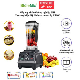 Mua Máy xay sinh tố công nghiệp 3HP  dung tích 2 lít  công suất 2200W Biolomix T5200 tích hợp 5 chế độ hẹn giờ - HÀNG NHẬP KHẨU