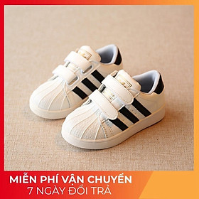 Giày thể thao 3 sọc Quảng Châu cao cấp loại 1 cho bé trai bé gái mã 001