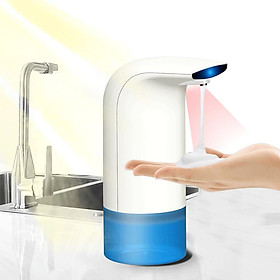 Máy rửa tay tạo bọt xà phòng cảm ứng tự động không tiếp xúc, dùng pin công suất 3.7V/1.5W, bình chứa 300ml