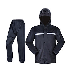 Rain suits Waterproof Breathable Rain Jacket Rainwear for Hiking Cycling XL