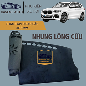 Thảm Taplo 3 Lớp Dành Cho Các Xe Hãng BMW, Nhung Lông Cừu Cao Cấp - Hàng Chính Hãng