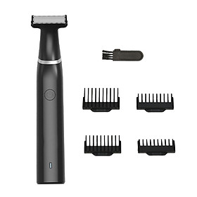 Máy cạo râu điện có thể sạc bằng USB với lưỡi dao 2 mặt kèm phụ kiên tiện lợi