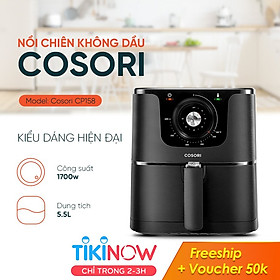 NỒI CHIÊN KHÔNG DẦU COSORI CO158- AF/5.5L- HÀNG CHÍNH HÃNG
