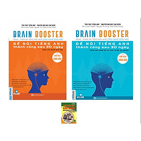 Combo BrainBooster - Nghe Và Phản Xạ Tiếng Anh Nhờ Công Nghệ Sóng Não (Tặng Sách Cách Khắc Phục Khó Khăn Khi Người Việt Học Tiếng Anh)