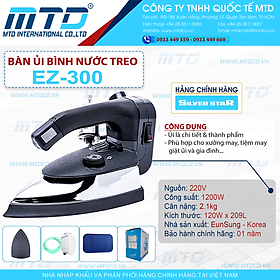 Mua Bàn ủi hơi nước công nghiệp SilverStar EZ-300 (Đen)- Hàng nhập khẩu