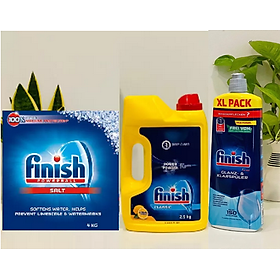 Combo Finish Bột 2,5kg + muối 4kg + bóng 750ml