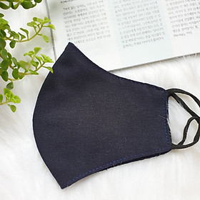 Khẩu trang vải Linen trơn nhiều màu sắc mới, phù hợp cả nam và nữ T01