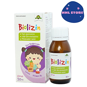 Mua Biolizin Kẽm Zinc Lysine Cho Bé Biếng Ăn Bổ Sung Vitamin B6 Siro Ăn Ngon Tăng Cường Đề Kháng