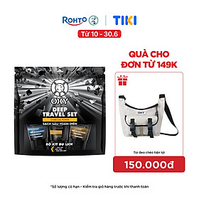 Bộ travel size cho nam sạch sâu toàn diện Oxy Deep Travel Set (Kem rửa mặt 25g + Dầu gội 50g + Sữa tắm 50g)