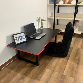Mua Bàn Gaming ngồi bệt chân gấp gọn - TIDO TI-GMCU - Khung sắt chữ U - Mặt bàn bo tròn các góc dài 1m - 1m2